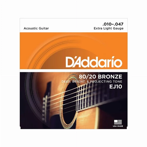 قیمت خرید فروش سیم گیتار داداریو مدل EJ10 Bronze